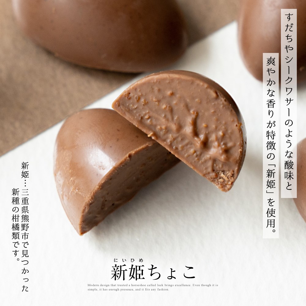 005A546 新姫(にいひめ)チョコレート 2箱セット  瀧のしずく