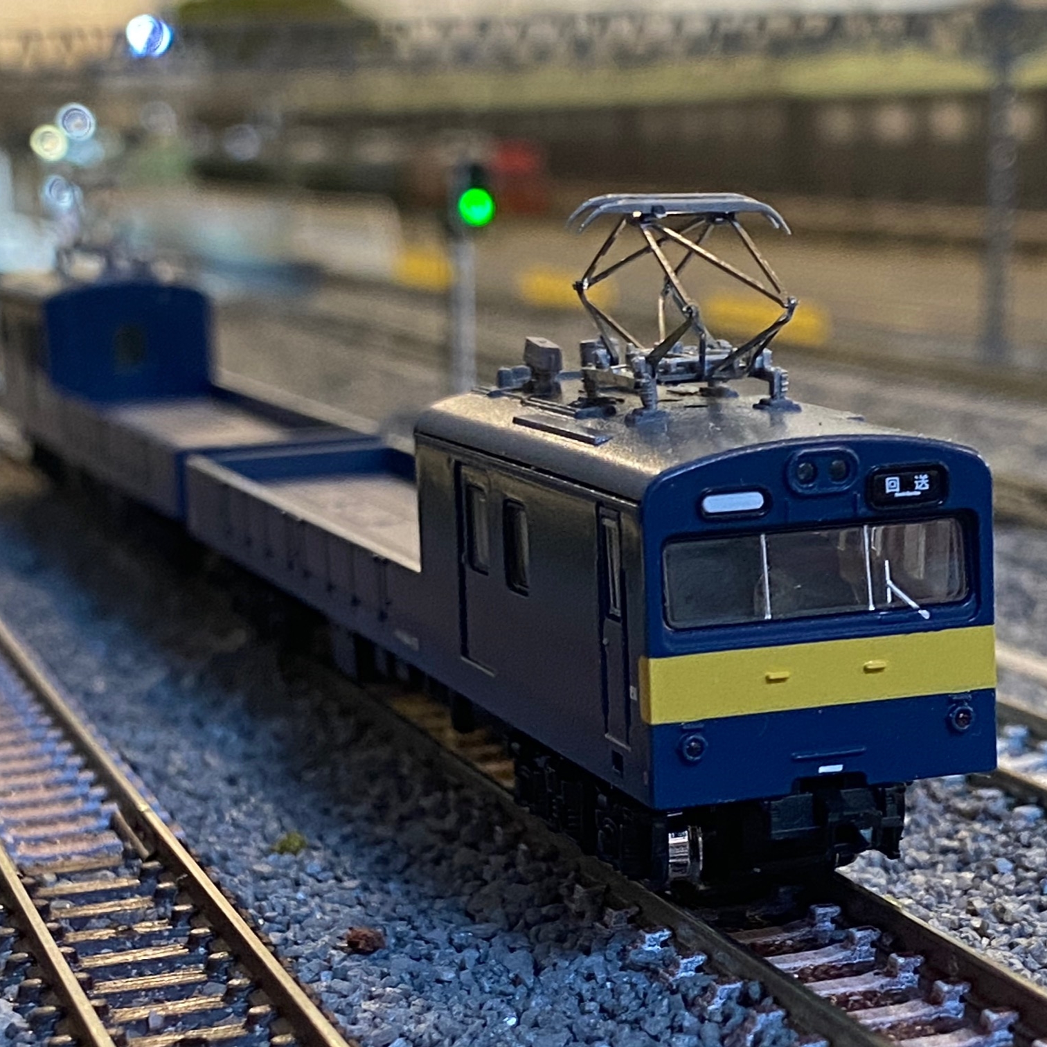 030D105 Ｎゲージ クモル145系 JR 国鉄 配給電車 レールウェイトイボックス 特製品