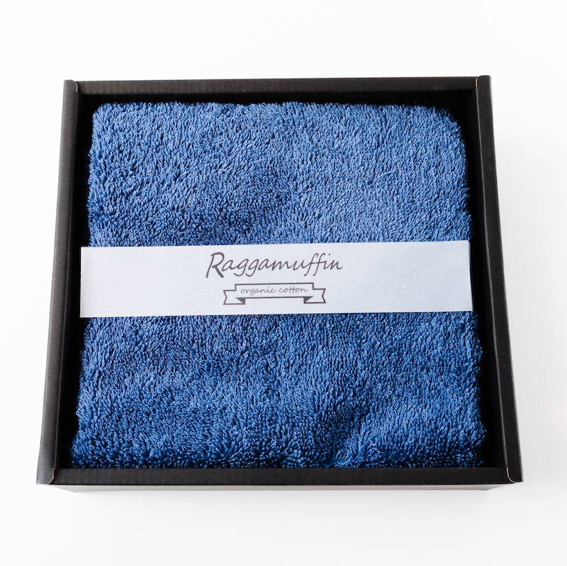 G724 Raggamuffin フェイスタオル ネイビー  1枚 高級泉州タオル
