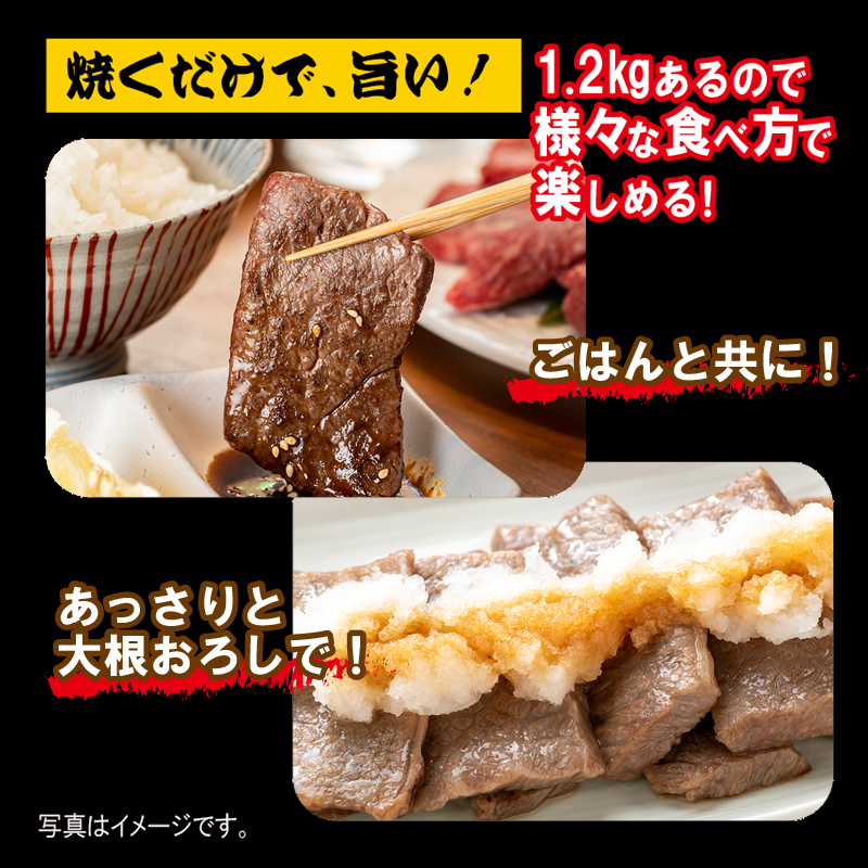 R202 牛ハラミサガリ焼肉用 1.2kg（400g×3）氷温(R)熟成肉 緊急支援 