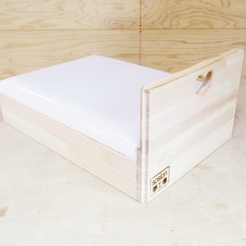 099H840 手作り木製 お人形用ベッド