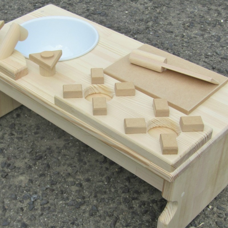 030D101 手作り木製 ままごとキッチン・RHK-LX 素材色バージョン